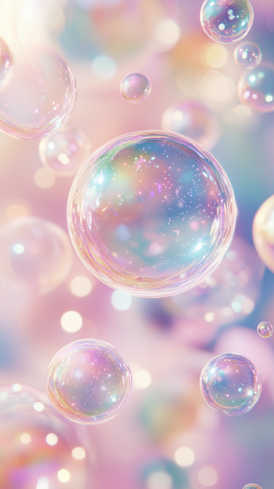 Whimsical Bubble Card Design