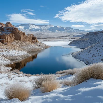 Wintery Lake Mead