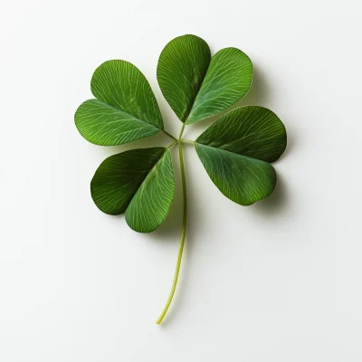 Clover on White Background