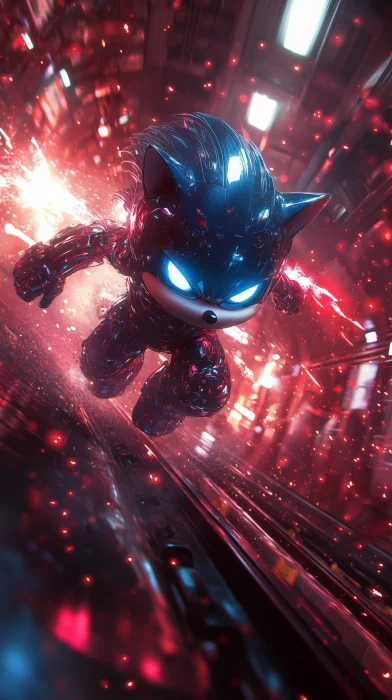 Metal Sonic vs Shadow Battle