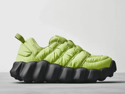 Lime Green Puffer Shoes