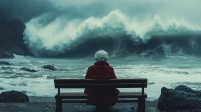 Stormy Beach Portrait