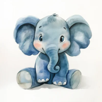 Cheeky Cartoon Elephant