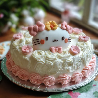 Hello Kitty Cake