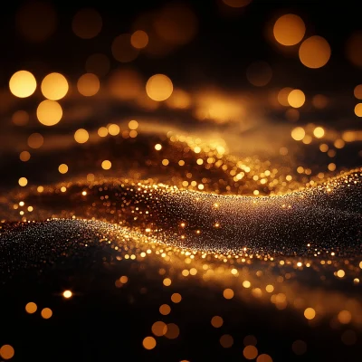 Gold Glitter Background