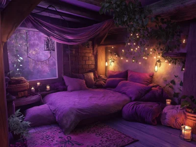 Cozy Fantasy Sleeping Nook