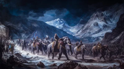 Hannibal Crossing the Alps