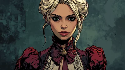 19th Century Blonde Vampire