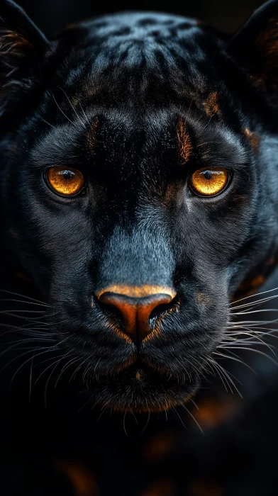 Black Panther Close Up