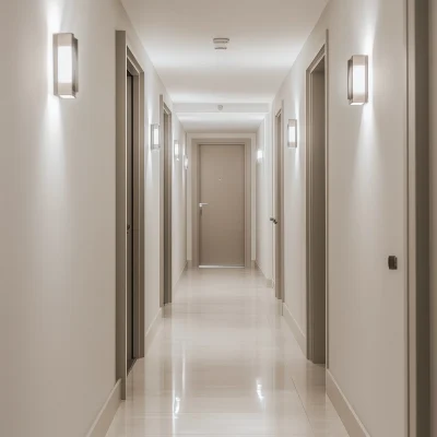 Modern Apartment Hallway