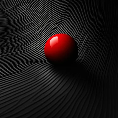 Elegant Red Ball