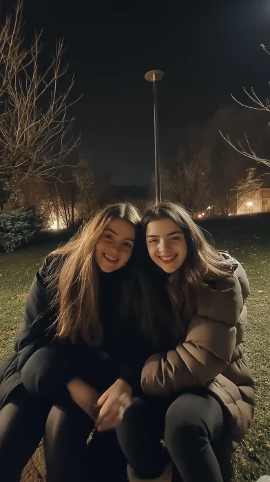 Girls Having Fun in the Park