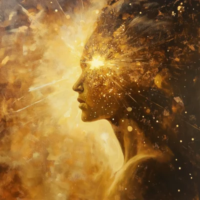 Golden Cosmic Light