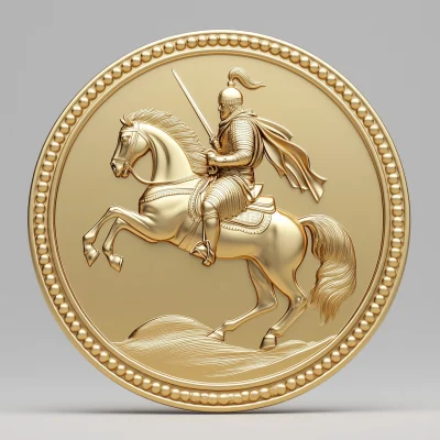 Ottoman Warrior Gold Coin