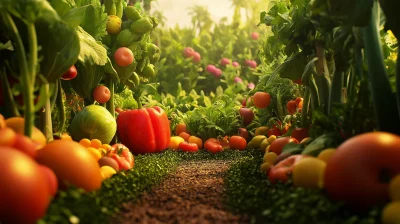 Dynamic Vegetables Background