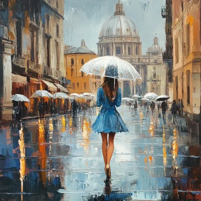 Rainy Day in Rome