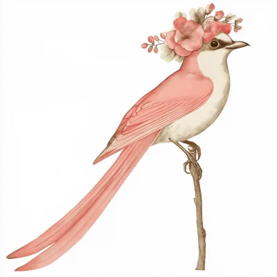 Vintage Bird Illustration