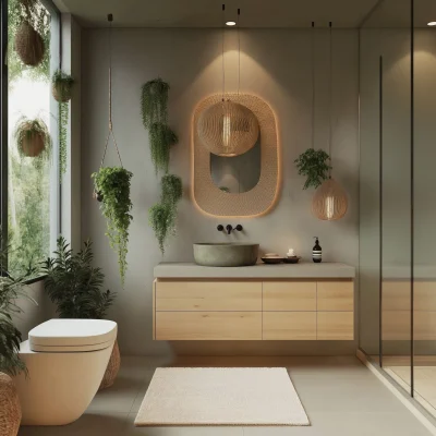 Bohemian Modern Bathroom