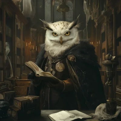 Owl Wizard in Office