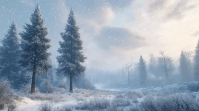 Tranquil Winter Scene