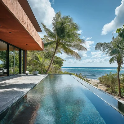 Stylish Tropical House View