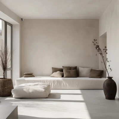 Bright Minimalistic Living Room