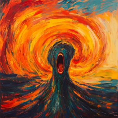 The Scream Inspired Art