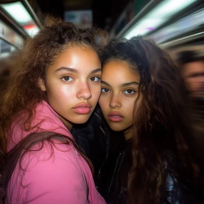 Candid Subway Portraits