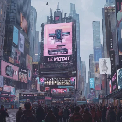 LE MOTAT Promotion in Times Square