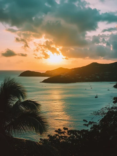 Sunset in Antigua