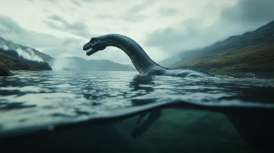 Underwater Brontosaurus