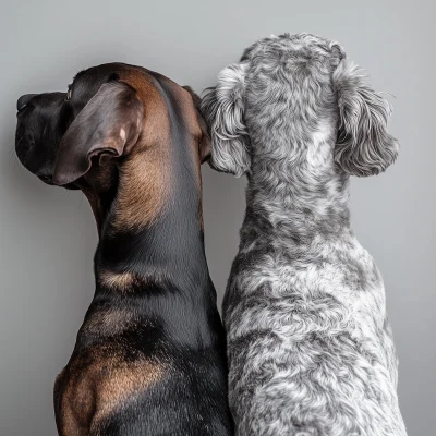 Dogs Sitting Together