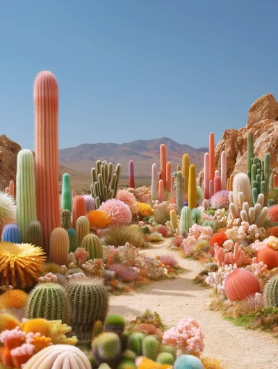 Colorful Desert Landscape