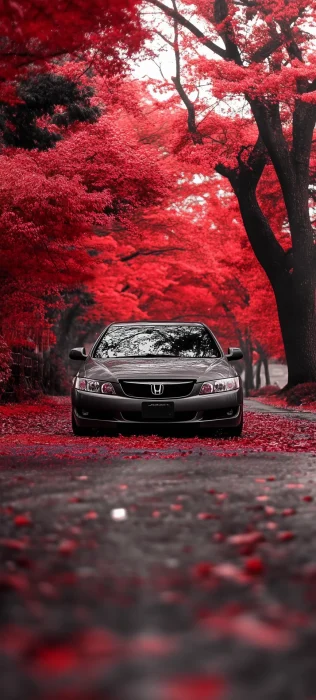 Honda Accord in Japanese Scenery