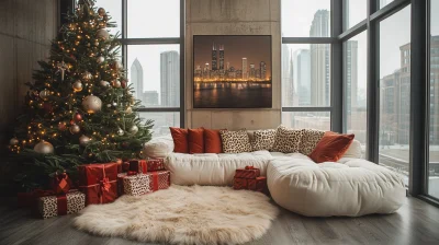 Cozy Christmas Room