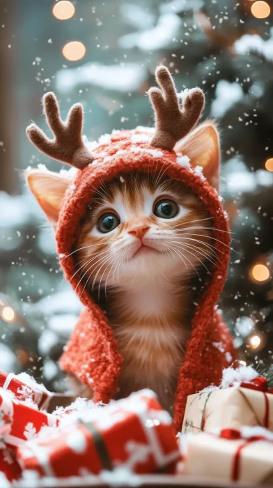 Festive Baby Cat