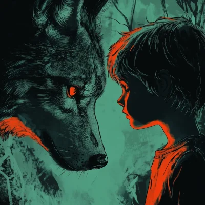 Boy and Wolf