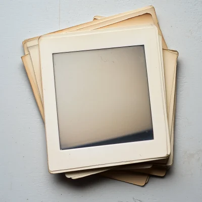 Blank Polaroid Photograph