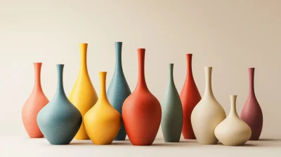 Vibrant Abstract Vases