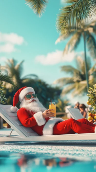 Santa at the Resort