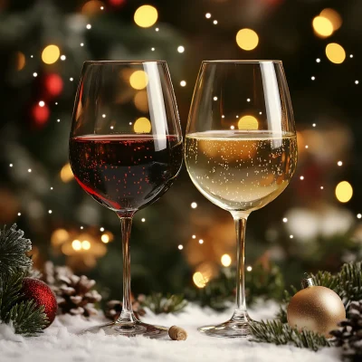 Christmas Wine Toast