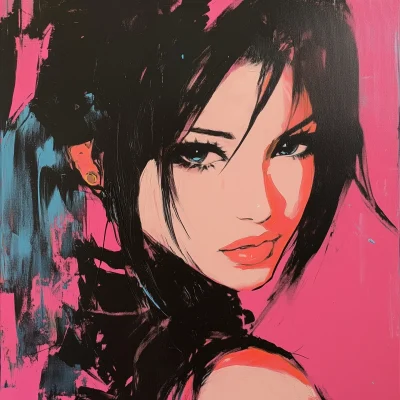 Tifa Lockheart Painting