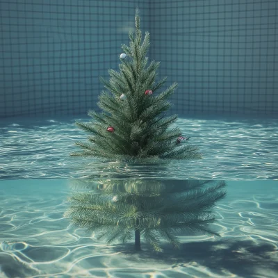 Underwater Christmas Tree