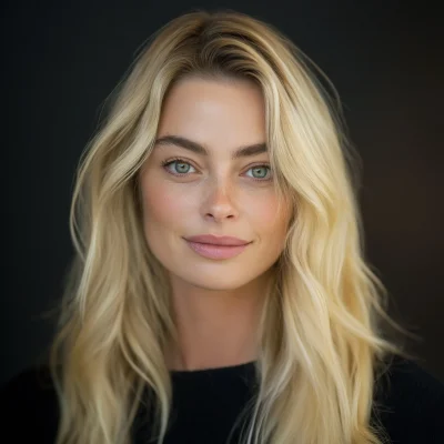 Portrait of Margot Robbie