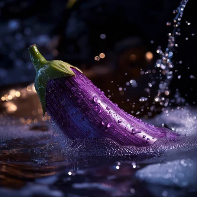 Glistening Eggplant