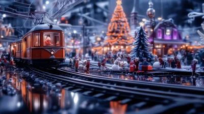 Festive Christmas Village