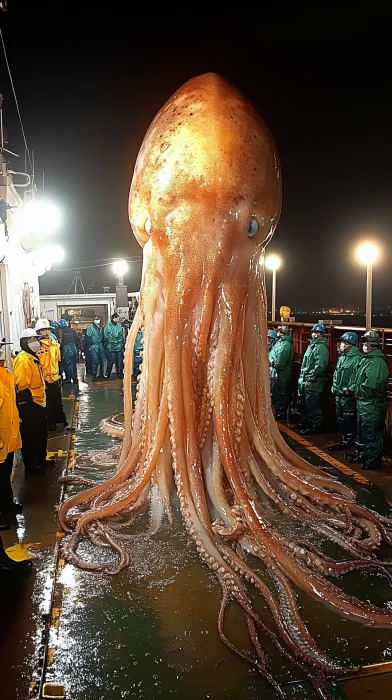 Colossal Squid Caught