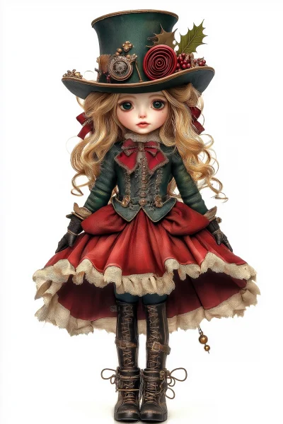 Steampunk Christmas Girl