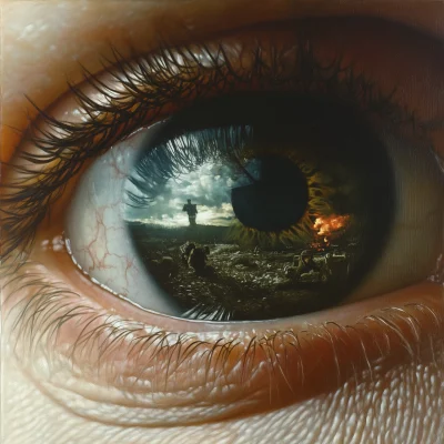 WW1 Reflected in Eye