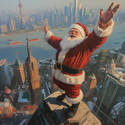 Santa Claus in Shanghai